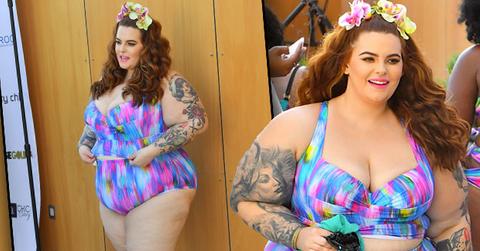 tess holiday plus size model post baby body bikini pics