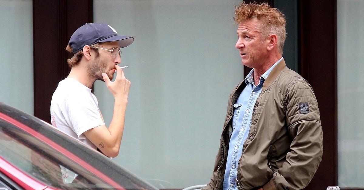 Hopper Penn and his father Sean Penn.