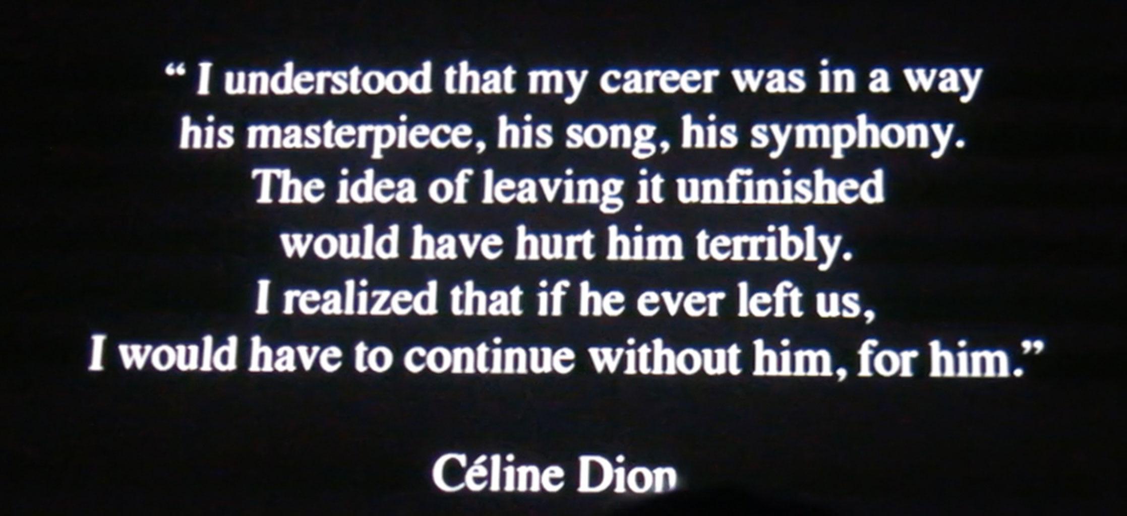 Celine Dion First Concert Husband Death