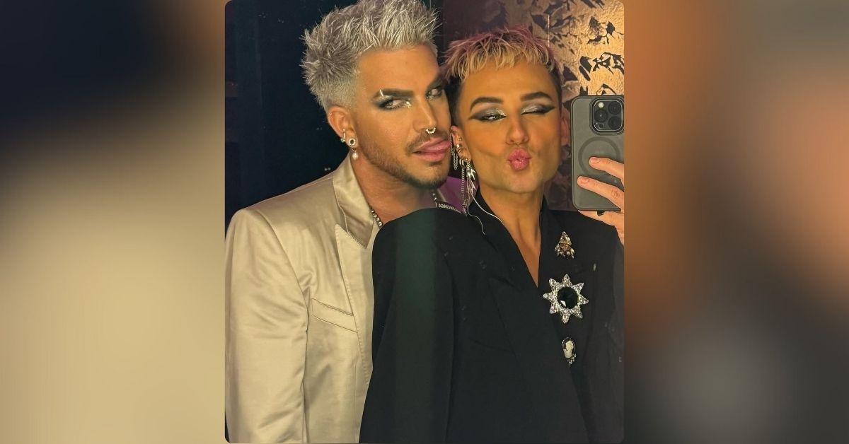 Photo of Adam Lambert and Oliver Gliese