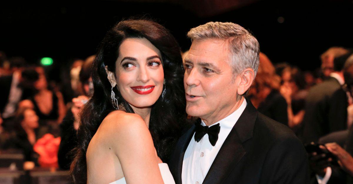 george and amal clooney  years