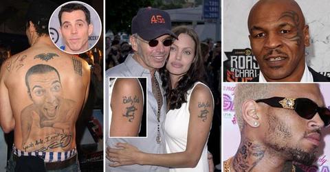 //body art gone bad worst celebrity tattoos wide getty
