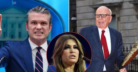 Image of Pete Hegseth, Kimberly Guilfoyle and Rupert Murdoch