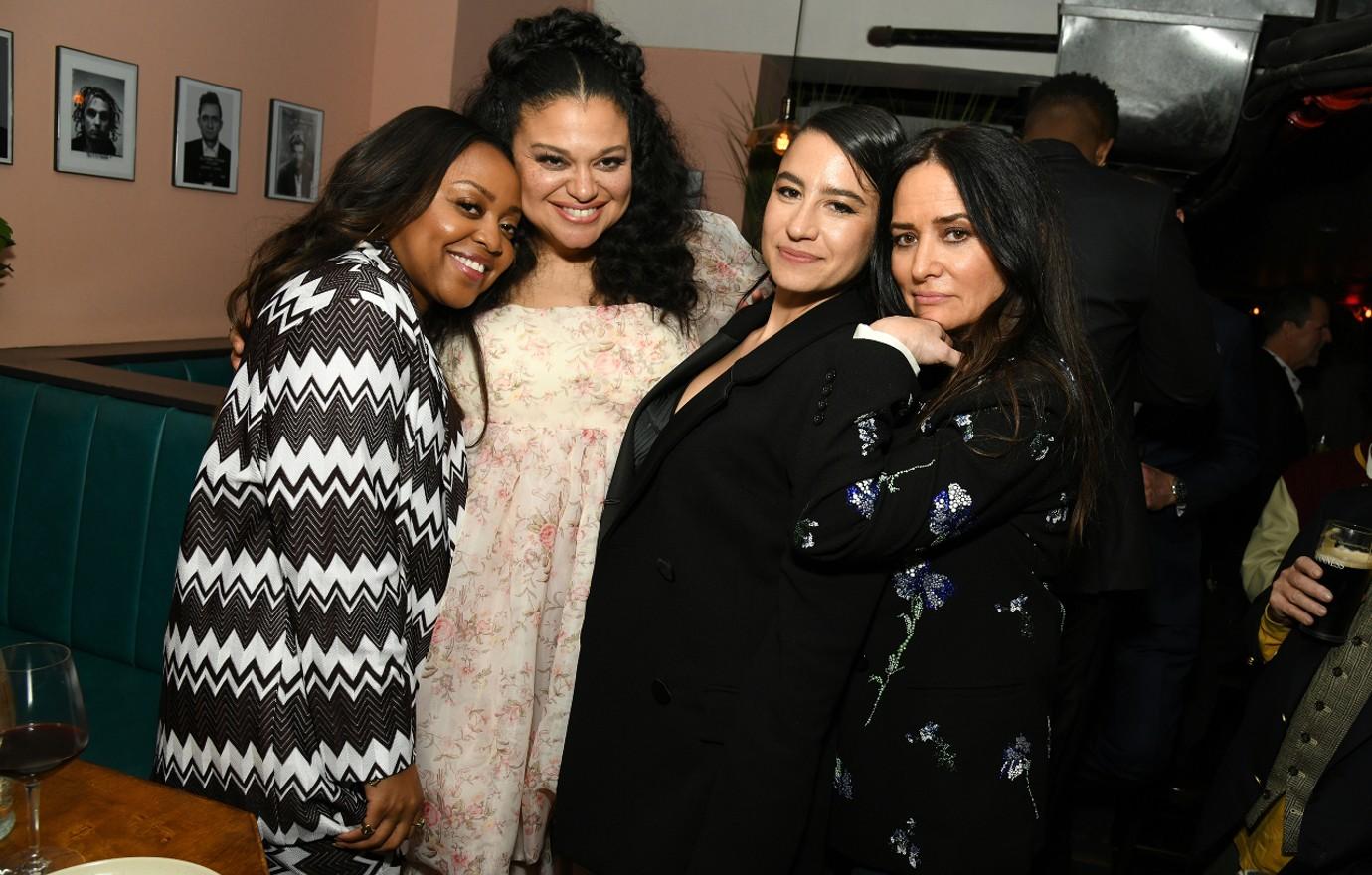 michelle buteau ilana glazer quinta brunson and pamela adlon at babes premiere afterparty