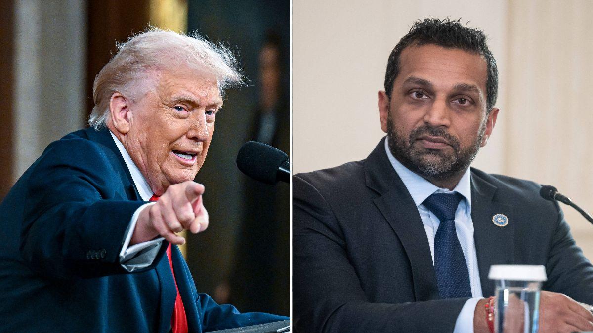 Photo of Donald Trump and Kash Patel