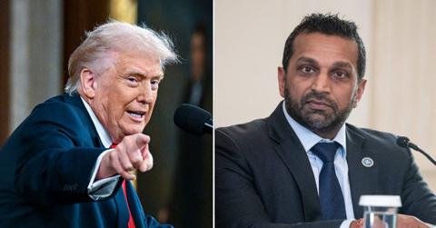 Photo of Donald Trump and Kash Patel