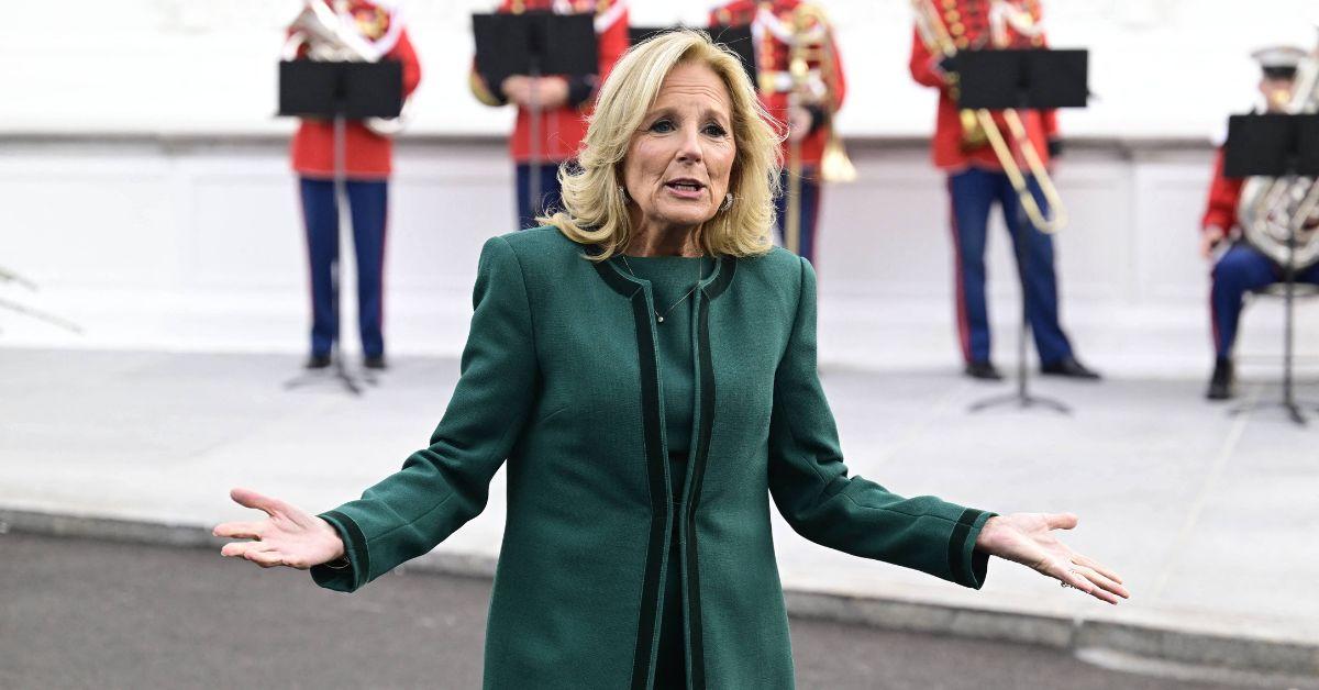 jill biden bizarre freaky white house christmas video