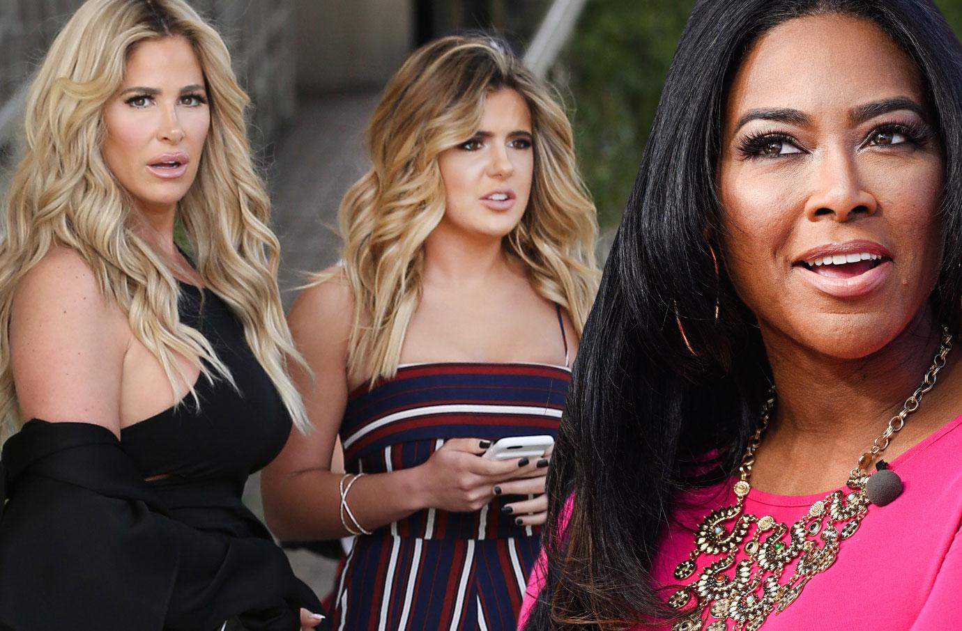 kim zolciak daughter brielle biermann feud kenya moore rhoa