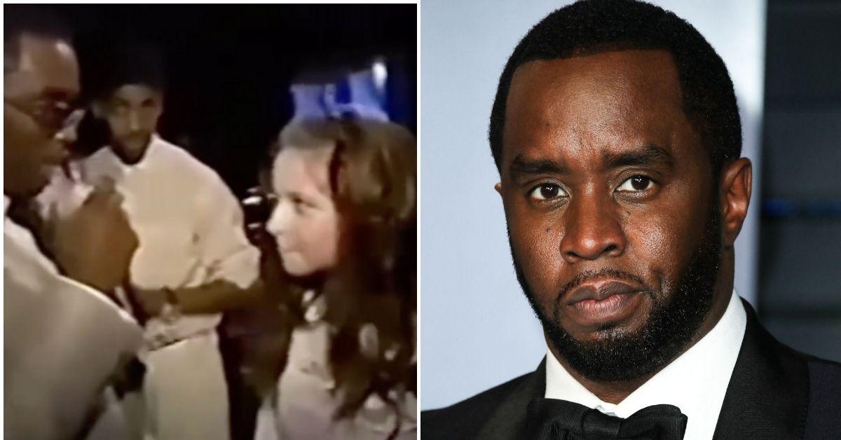 Split photo of Sean 'Diddy' Combs and Daveigh Chase with Diddy.