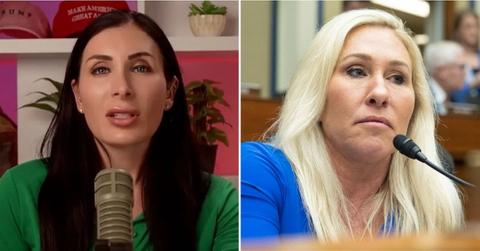 Photo of Laura Loomer and Marjorie Taylor Greene