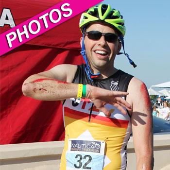 Jon Cryer In Bloody Cycle Crash During Nautica Malibu Triathlon