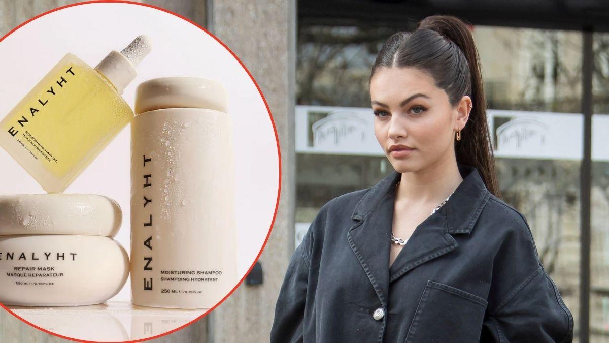 Photo of ENALYHT products and Thylane Blondeau