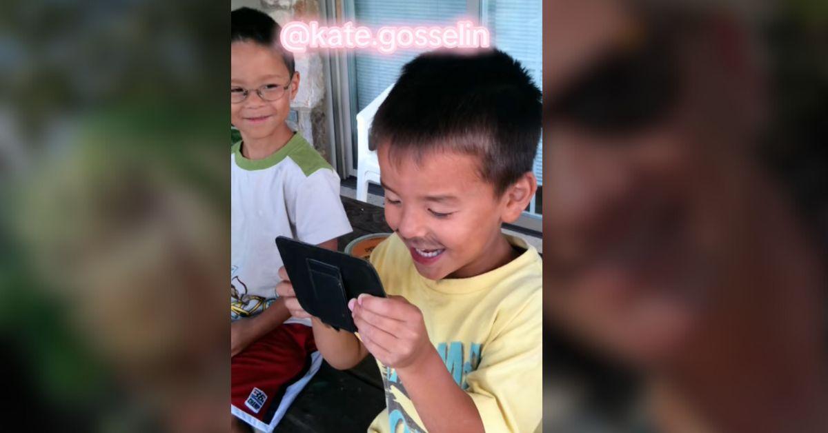 Photo of Joel and Collin Gosselin