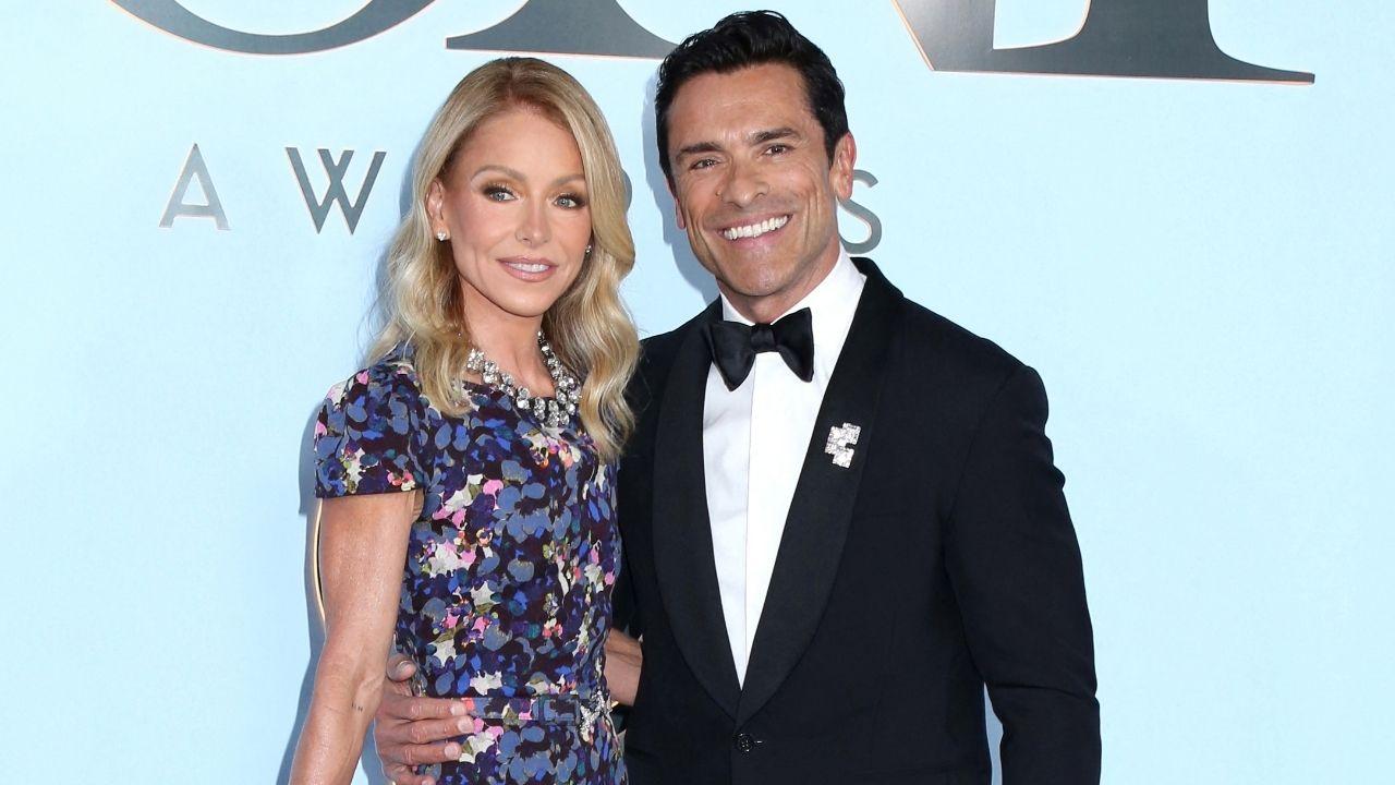 Image of Kelly Ripa and Mark Consuelos recently kicked off the 'Fall for Your Skin' segment of their show.
