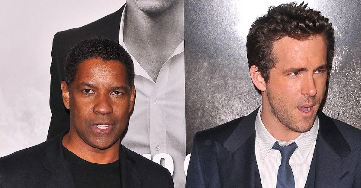 Photo of Denzel Washington and Ryan Reynolds