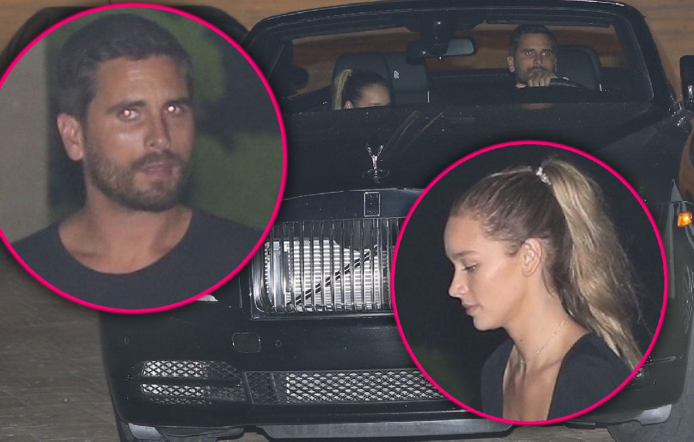 Scott Disick Leaves Nobu With Mystery Blonde