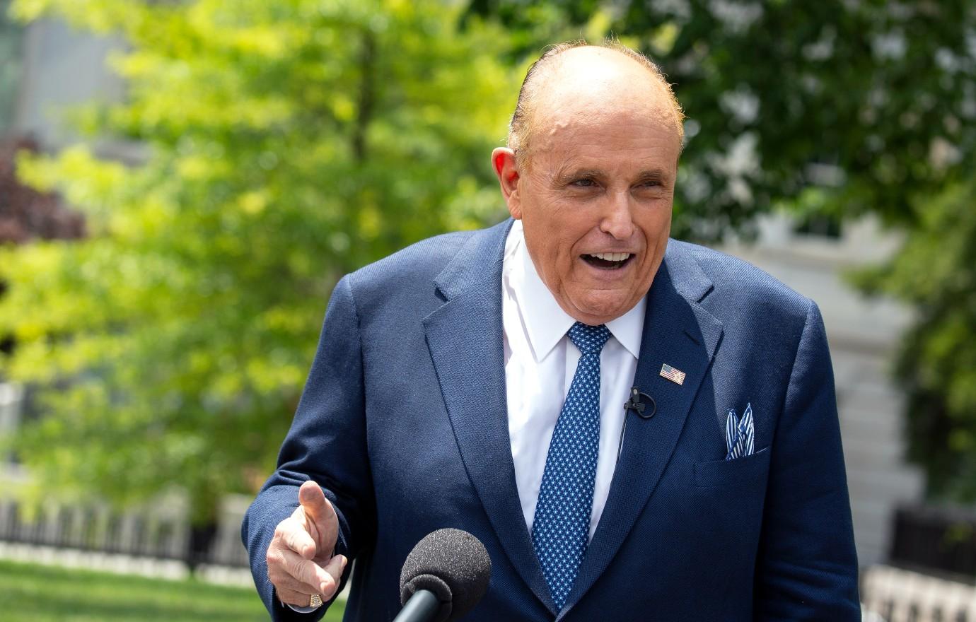 rudy giuliani celebrating nyc legal drama