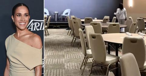 Photo of Meghan Markle, retreat conference room