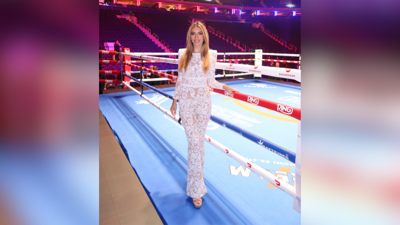 emily austin goes full hollywood as sports star dazzles with a listers at glamorous venice gala
