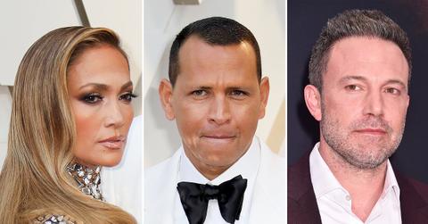 jennifer lopez alex rodriguez not speaking ben affleck