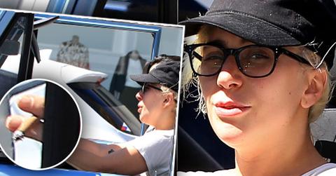 //lady gaga smoking joint drugs car dad pic pp