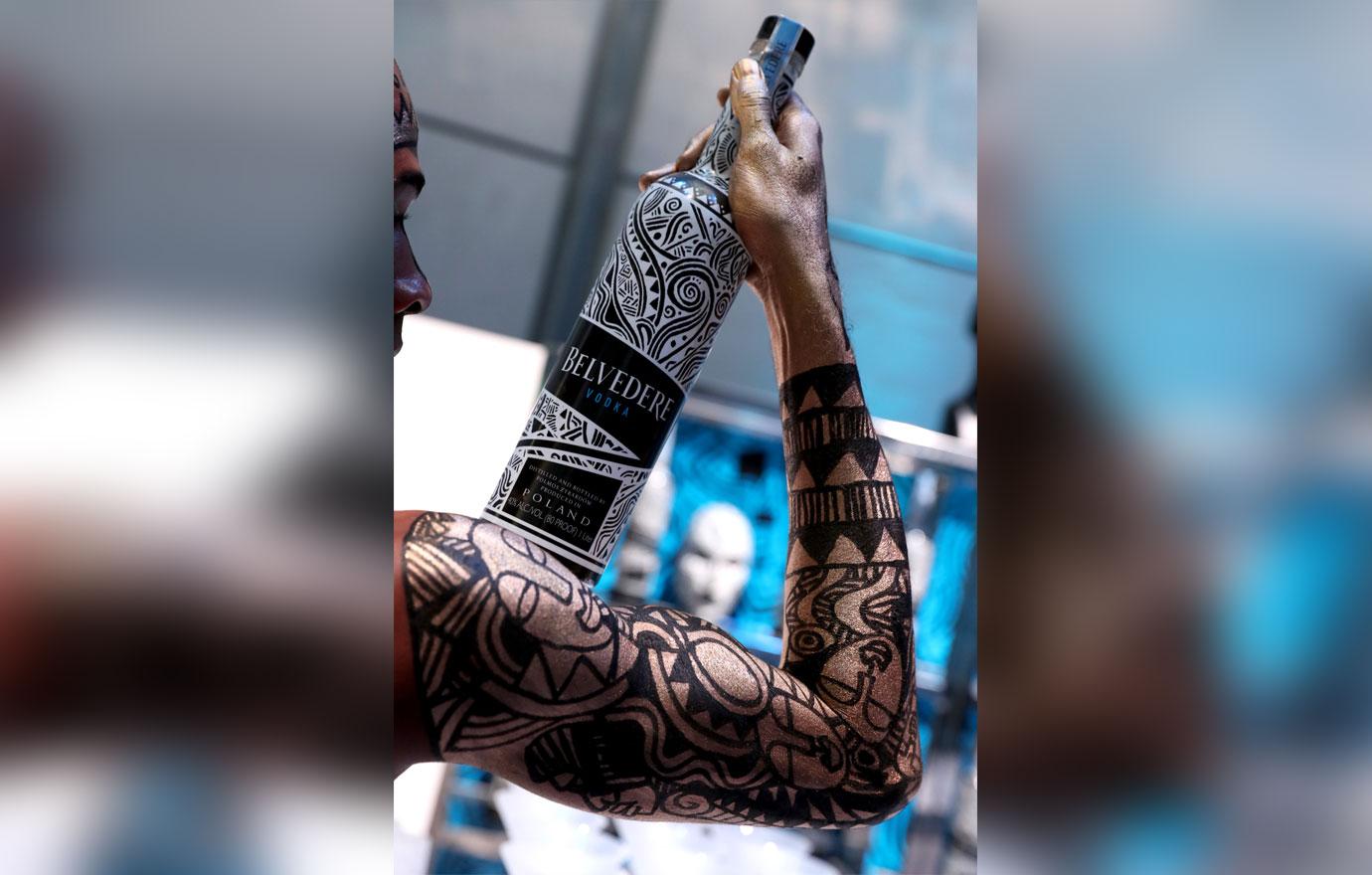 Artist Laolu Senbanjo Designs Limited Edition Bottle For Belvedere