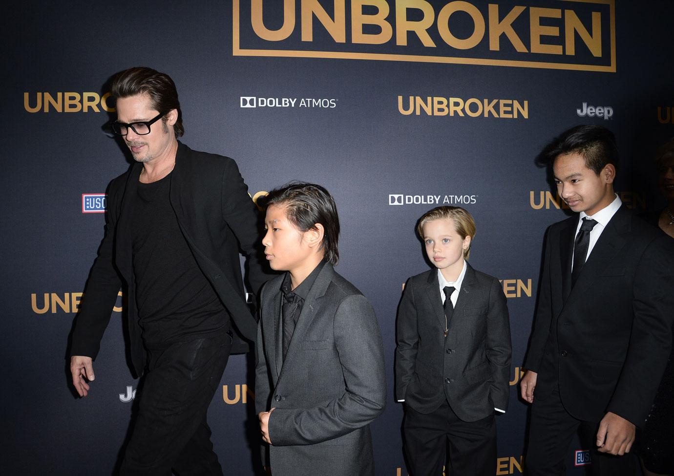 brad pitt angelina jolie daughter vivienne child abuse claims custody battle