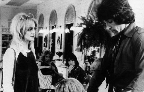 Warren with Goldie Hawn in 'Shampoo'