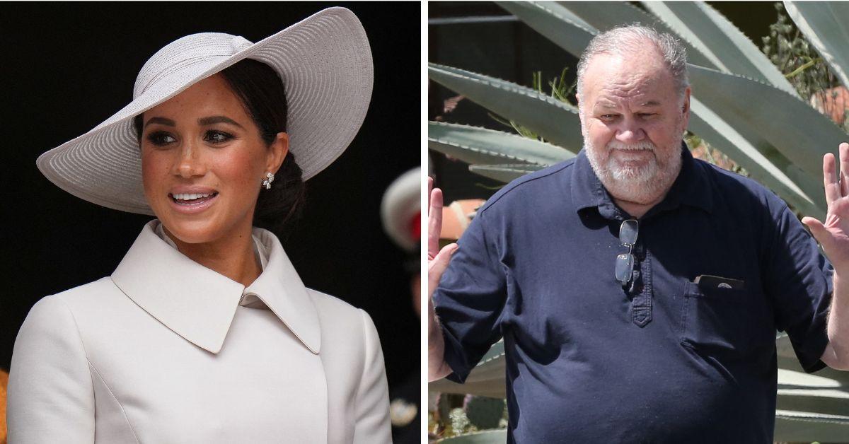 Photos of Thomas Markle Sr. and Meghan Markle
