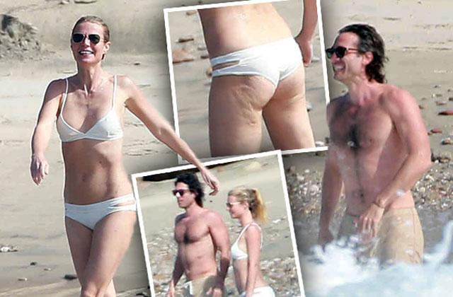 //gwyneth paltrow bikini bradley falchuk nude swimming trunks pp