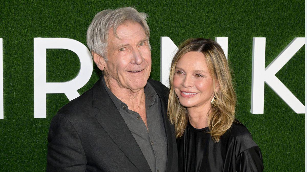 Photo of Calista Flockhart and Harrison Ford
