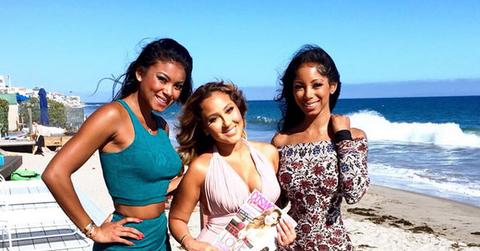 //adrienne bailon cosmo latina justfab beach