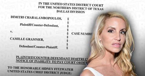 camille grammer sued ex boyfriend domestic violence case attorney fee rhobh