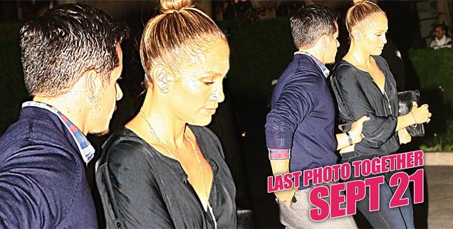 //jenniferr lopez casper smart last photo together wide