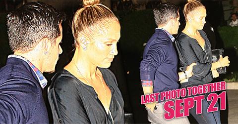 //jenniferr lopez casper smart last photo together wide