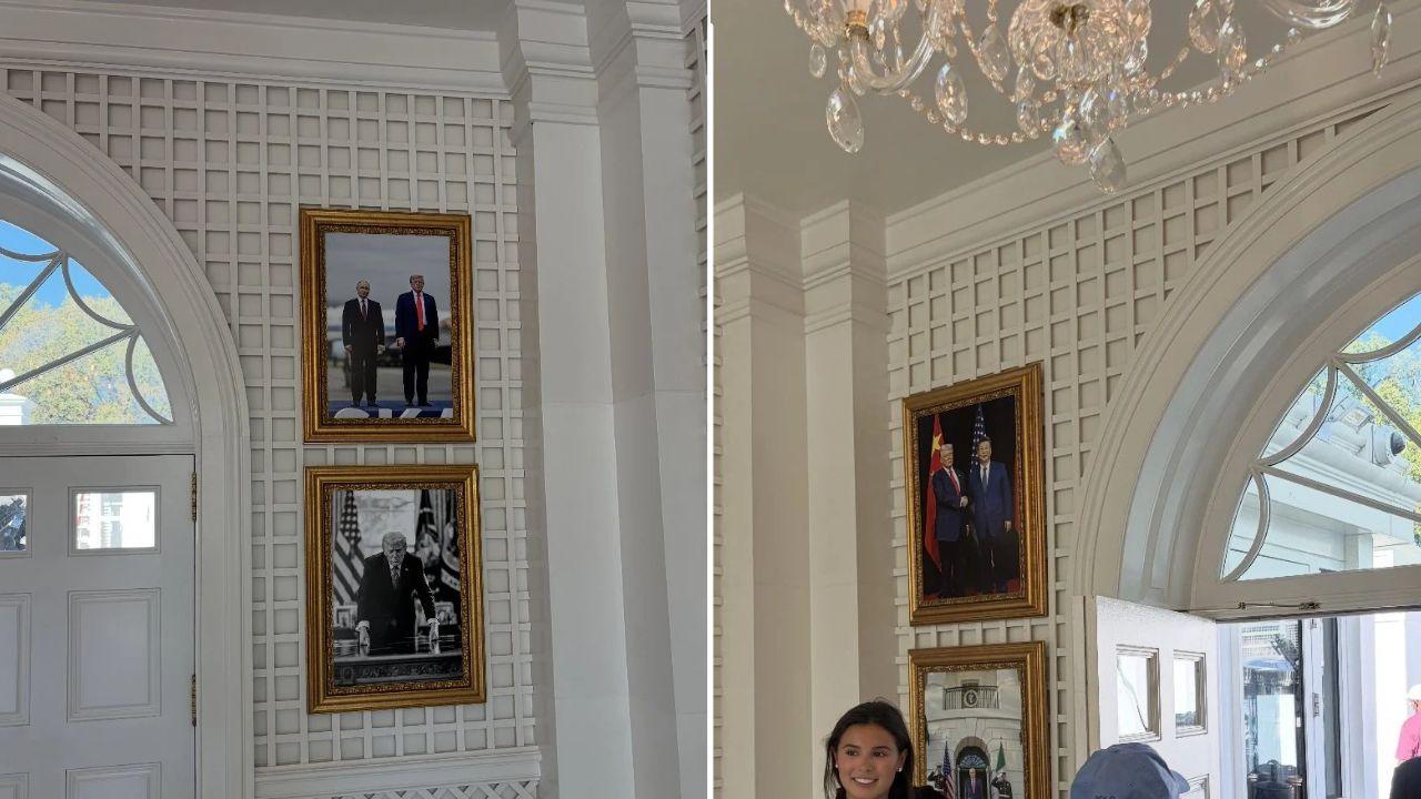 A photo of the Palm Room in the White House