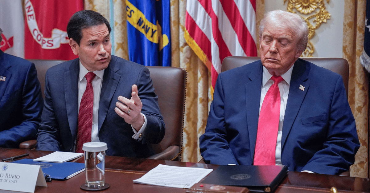 Photo of Marco Rubio and Donald Trump