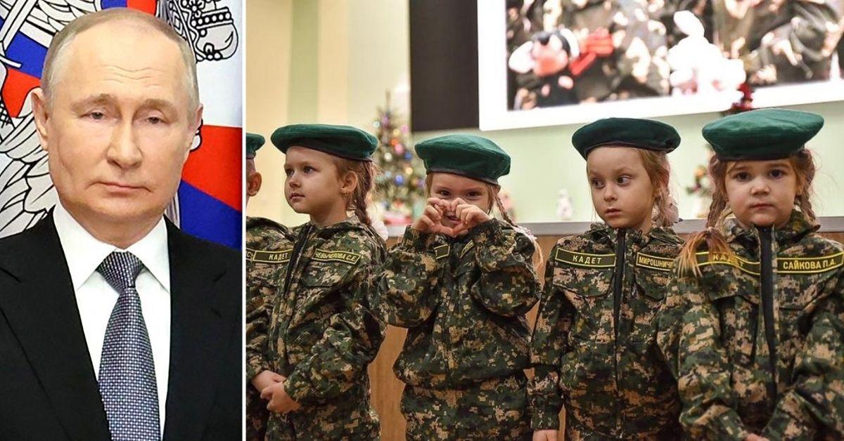 Vladimir Putin Orders Russian Preschoolers be Taught Military Skills