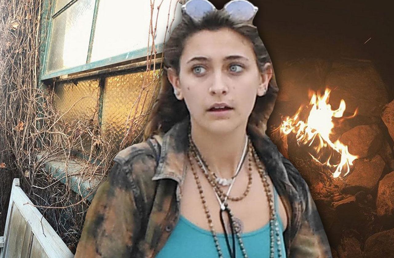 //paris jackson moves lives hippie hideaway teepee pp