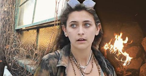 //paris jackson moves lives hippie hideaway teepee pp