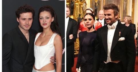 Photo of Brooklyn Beckham and Nicola Peltz, Victoria and David Beckham