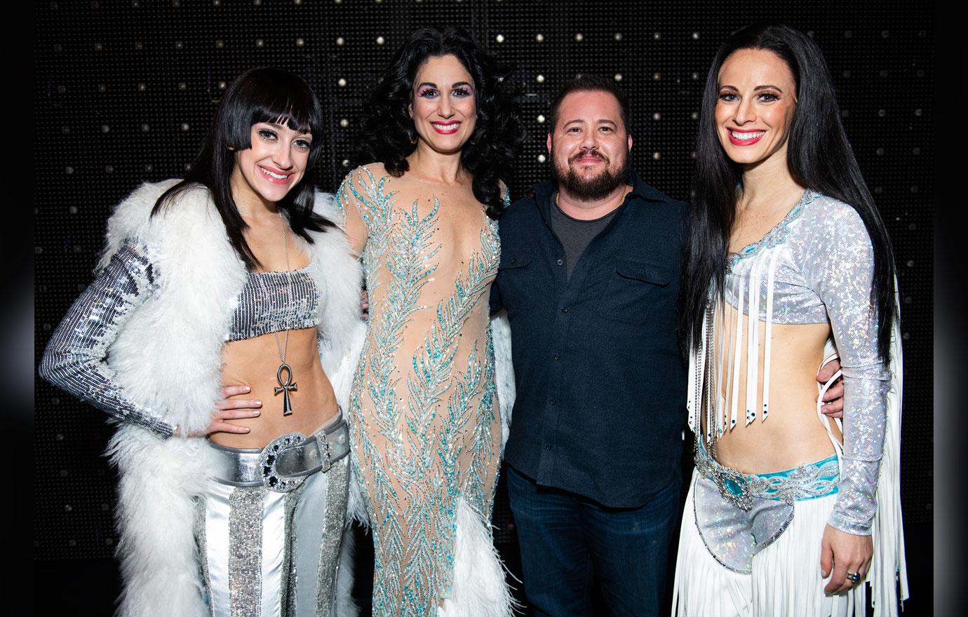 Chaz Bono Visits Backstage At Cher Show On Broadway