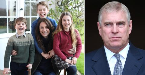 Photo of Kate Middleton, Prince Louis, Prince George, Princess Charlotte, Prince Andrew