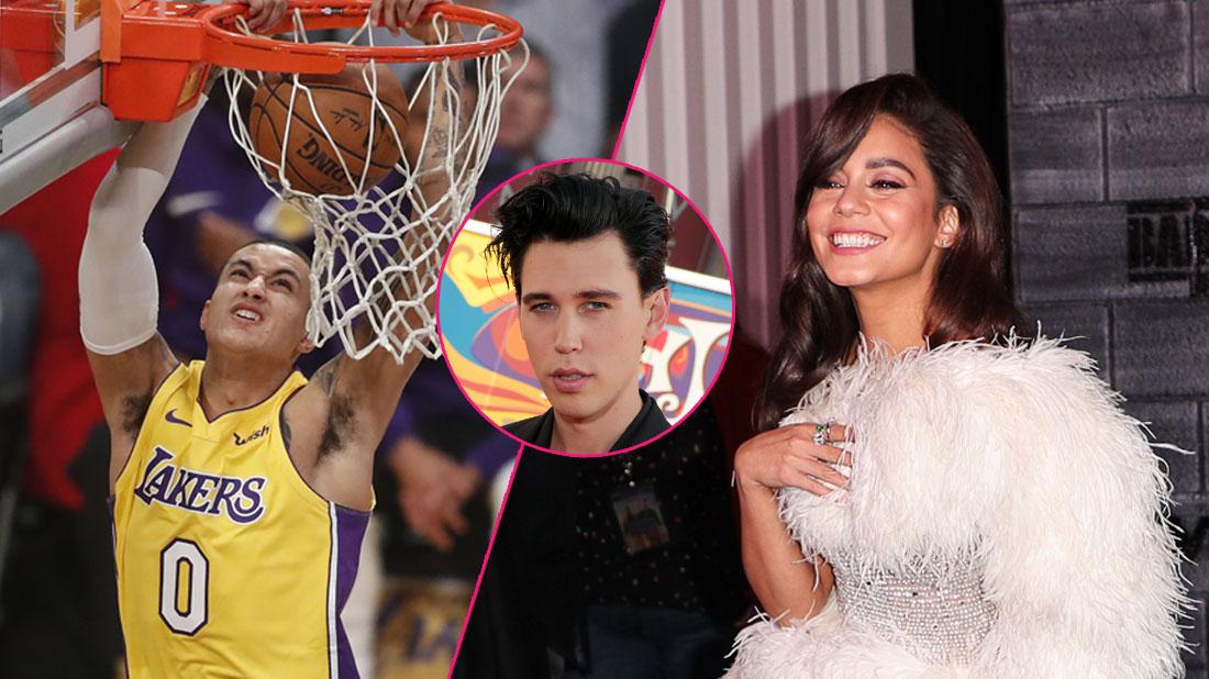 Vanessa Hudgens Cheers Kyle Kuzma In Lakers Game