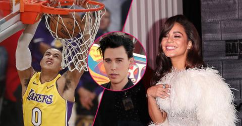 Vanessa Hudgens Cheers Kyle Kuzma In Lakers Game