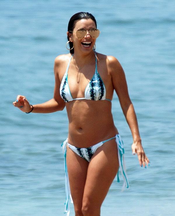 Eva Longoria Bikini Pictures In Spain