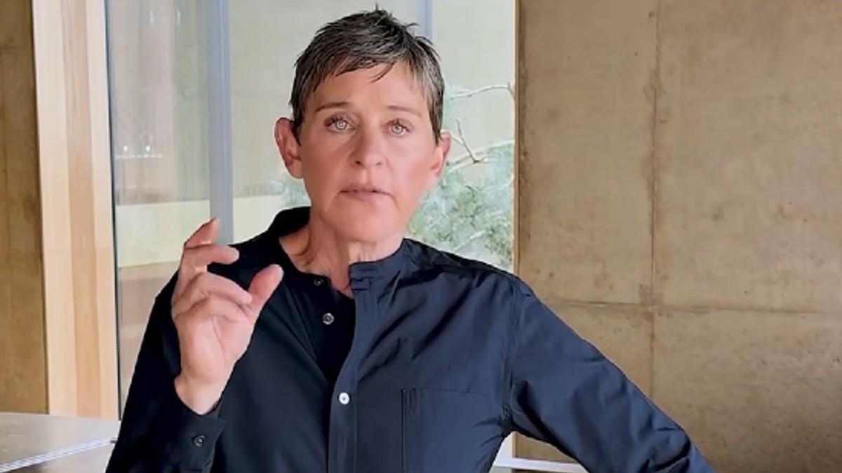 Photo of Ellen Degeneres in Kind Science commercial.