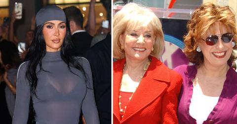 Photo of Kim Kardashian, Barbara Walters and Joy Behar