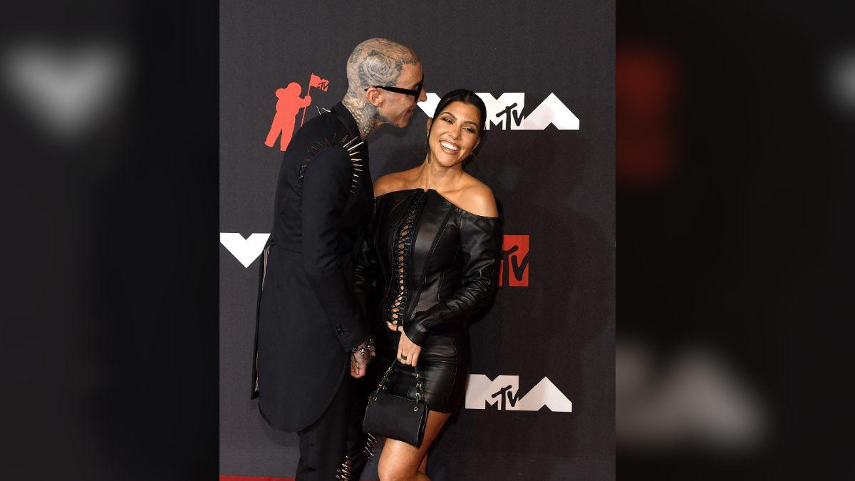 Photo of Kourtney Kardashian and Travis Barker