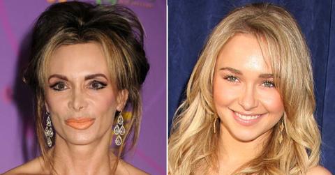 A photo of Lesley Vogel alongside a photo of Hayden Panettiere